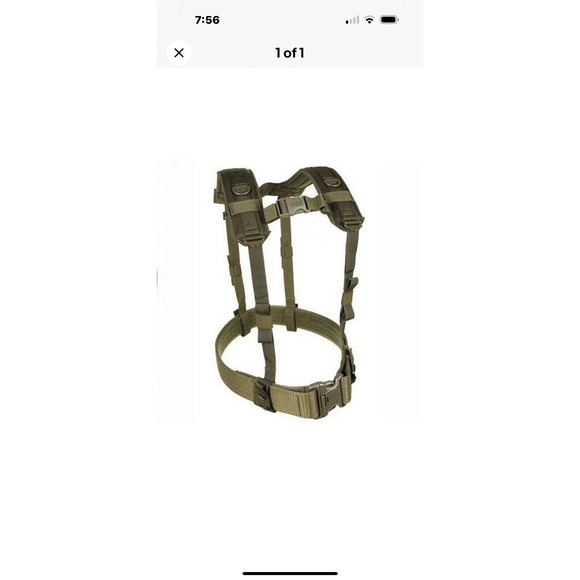 Blackhawk Load Bearing Suspenders OD Green One Size -‎ 35LBS1OD - Picture 1 of 4